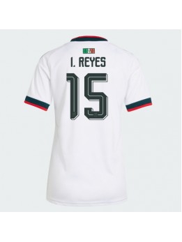 Billige Mexico Israel Reyes #15 Bortedrakt Dame VM 2026 Kortermet